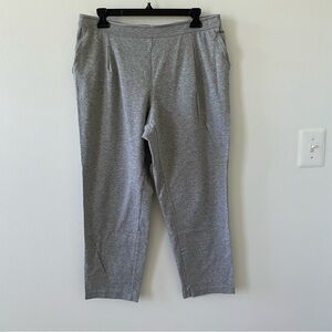 Lafayette 148 Women’s Pull-on Satin Side Strip Pocket Ankle/Crop Pants